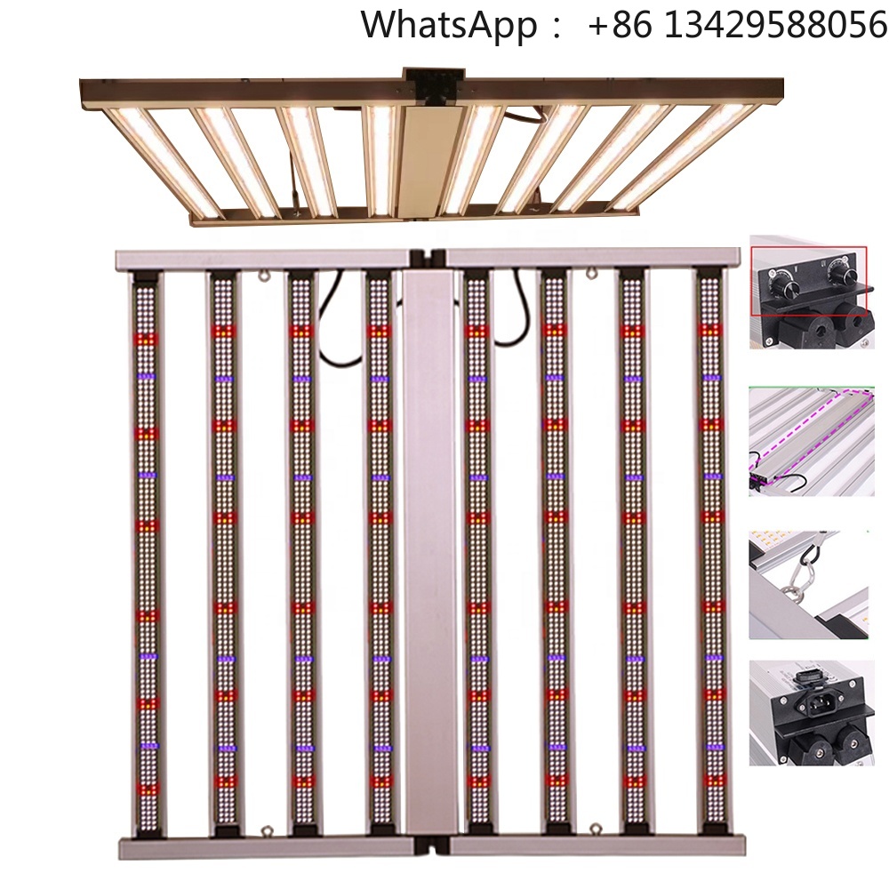 Led Grow Light 1000W Full Spectrum - 8-barowe ściemnialne lampy LED do uprawy