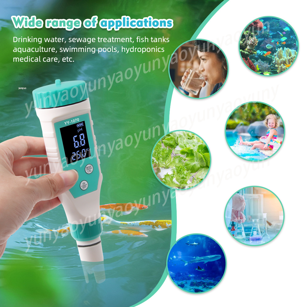 Ph Ec Meter Hydroponic - Cyfrowy tester jakości wody 7 w