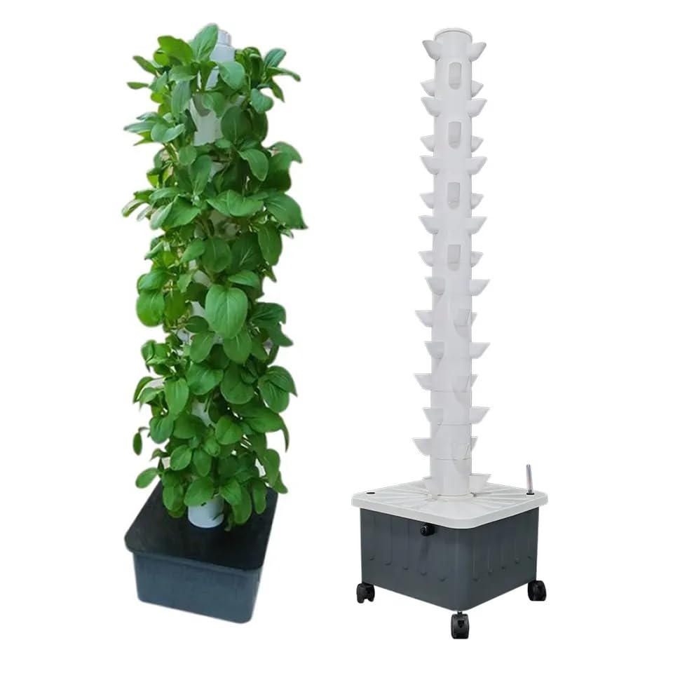 Hydroponic Tower Garden - Wieża do hydroponiki pionowej, wieża aeroponiczna