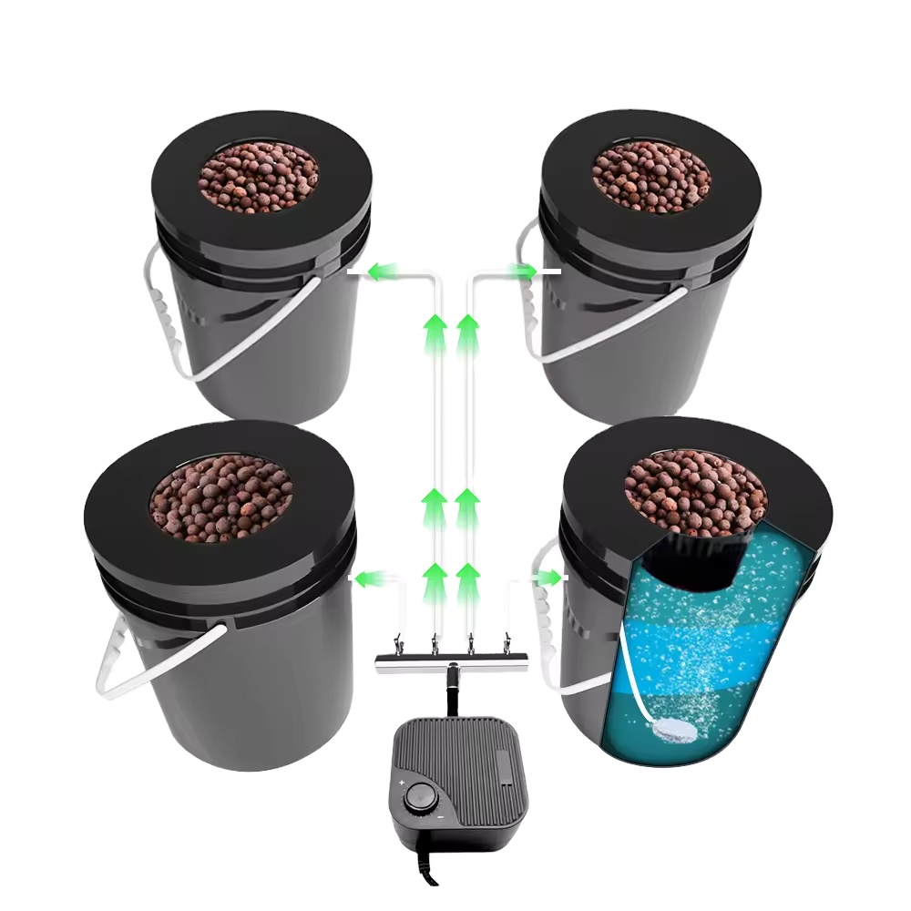 Dwc Bucket System 5 Gallon - Nowy System Hydroponiczny DWC RDWC z