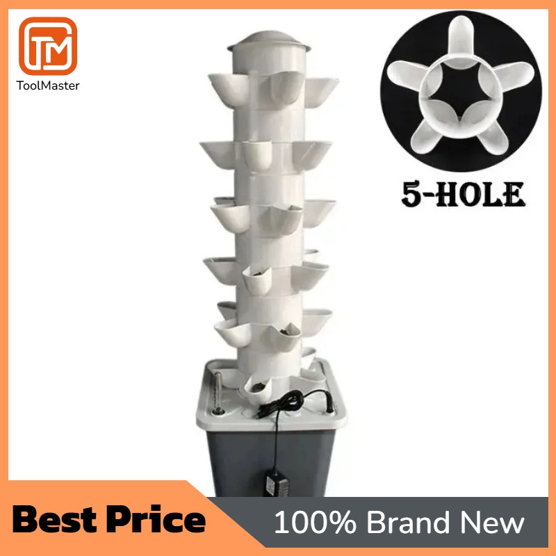 Hydroponic Tower Garden - 【Gorąca Wyprzedaż】Hydroponiczny System Uprawy Mini Wewnętrzny/Zewnętrzny