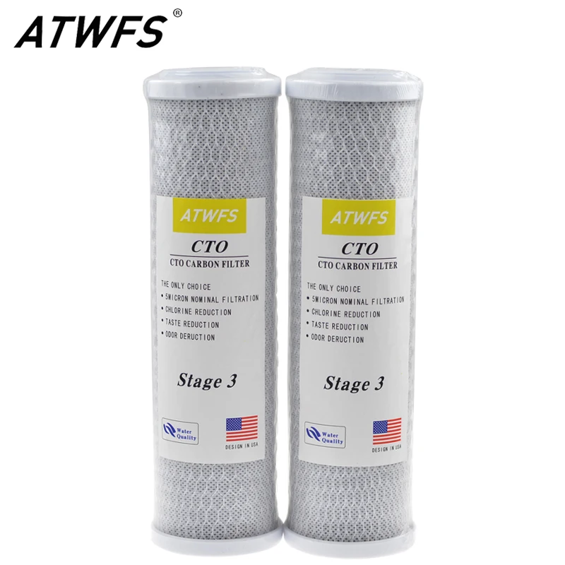 Carbon Filter Grow 6 Inch - ATWFS 2 szt. Uniwersalny filtr wody