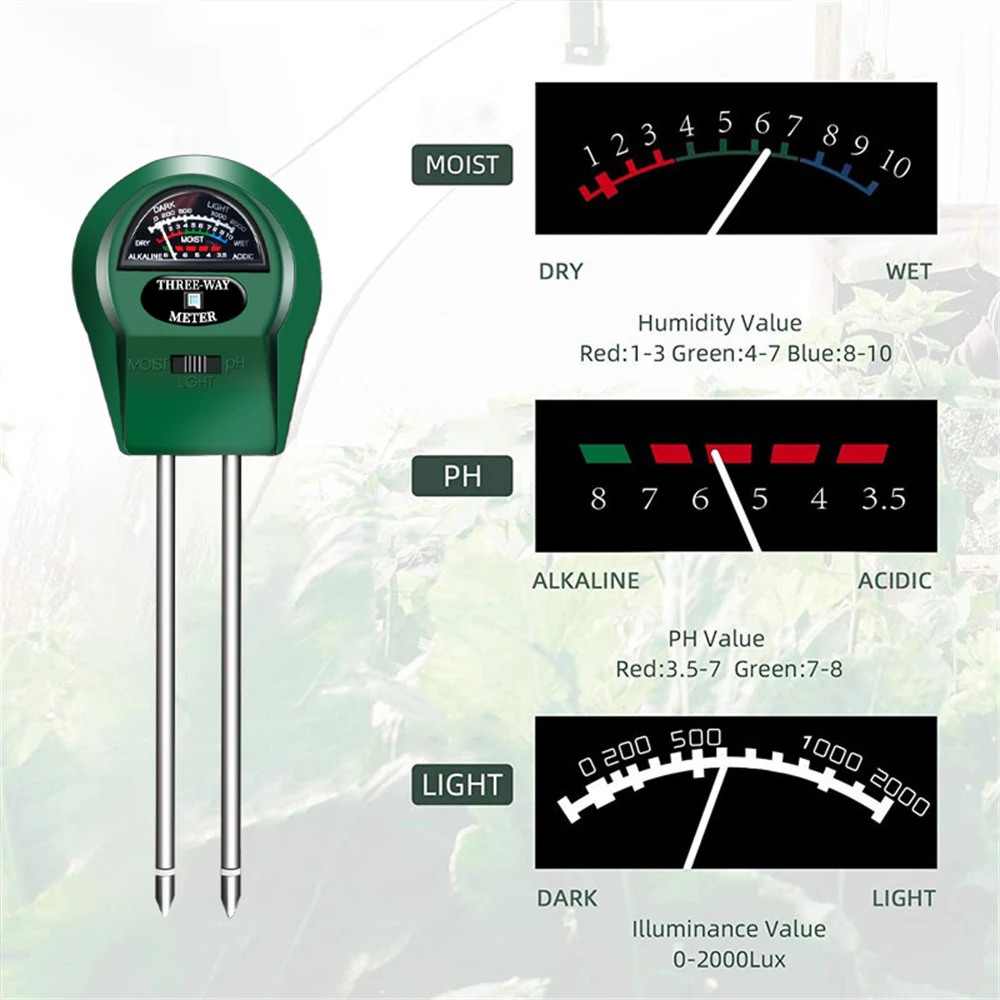 Miernik gleby 3 w 1: wilgotnoś – Ph Ec Meter Hydroponic recenzja i cena