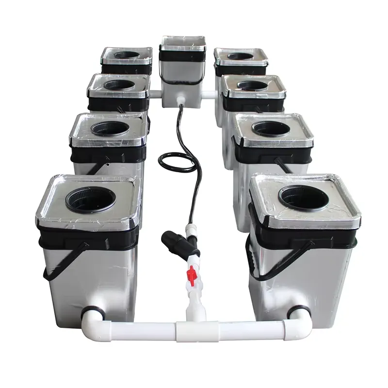 8-bębnowy system hydroponiczny – Deep Water Culture Kit recenzja i cena