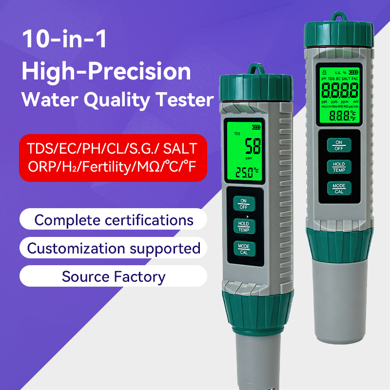 Nowy miernik pH 10 w 1: pH, TD – Ph Ec Meter Hydroponic recenzja i cena