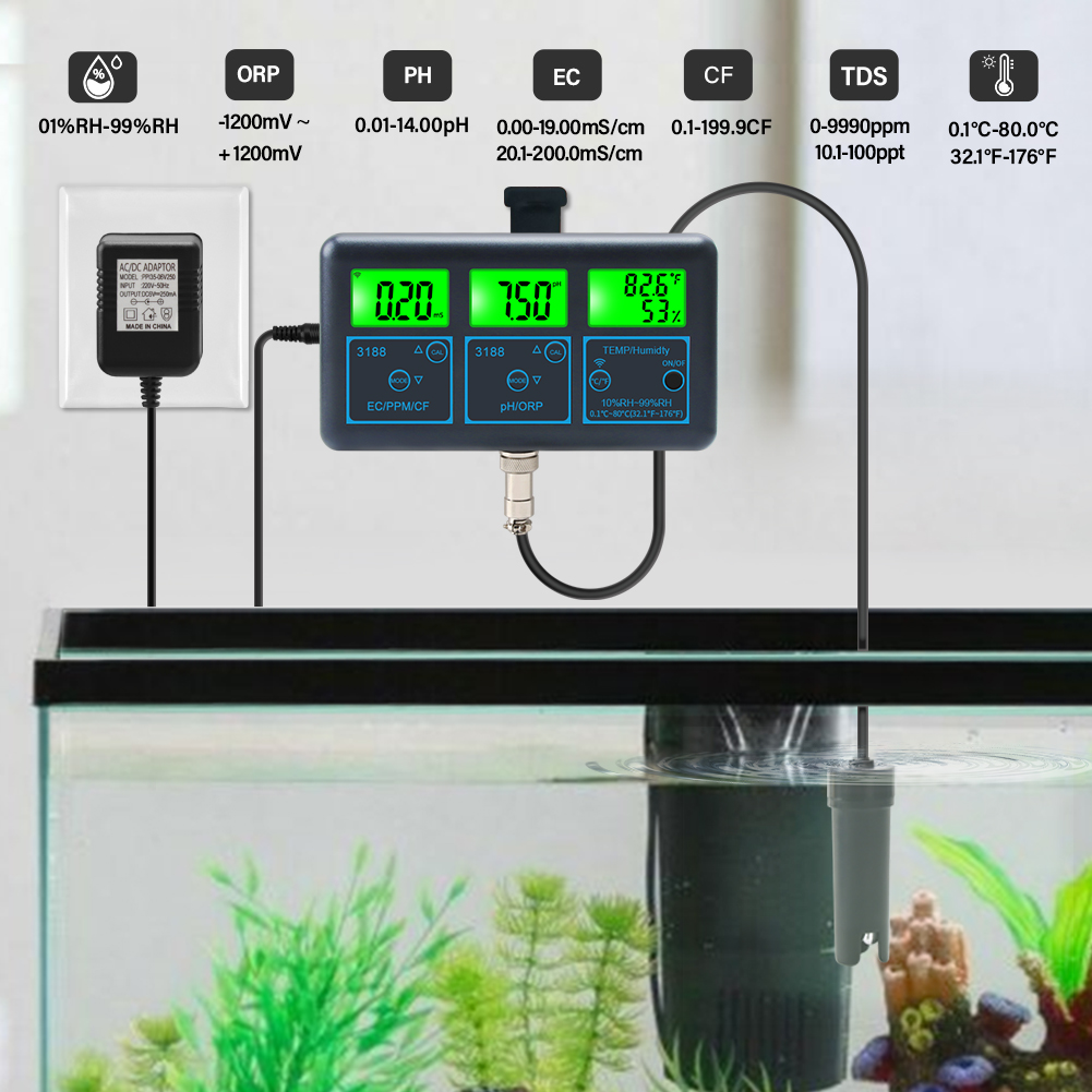 WiFi PH Meter Temp TDS(ppm) EC – Ph Ec Meter Hydroponic recenzja i cena