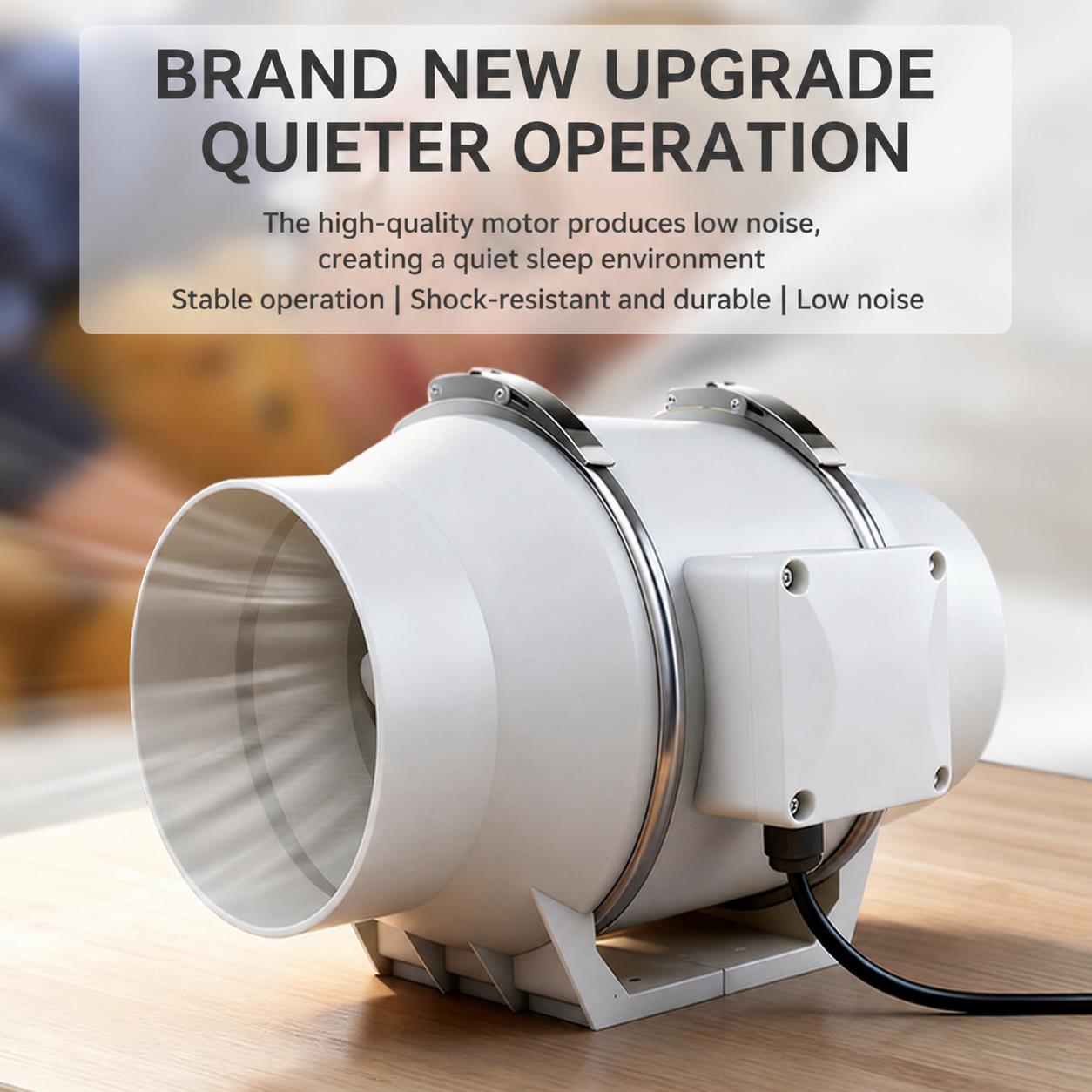 8-calowy wentylator kanałowy 2 – Inline Duct Fan 8 Inch recenzja i cena