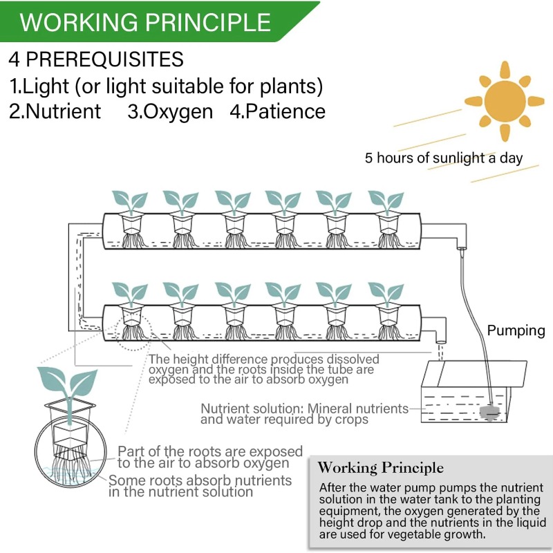 Zestaw do uprawy hydroponiczne – Hydroponic Growing System 36 Site recenzja i cena
