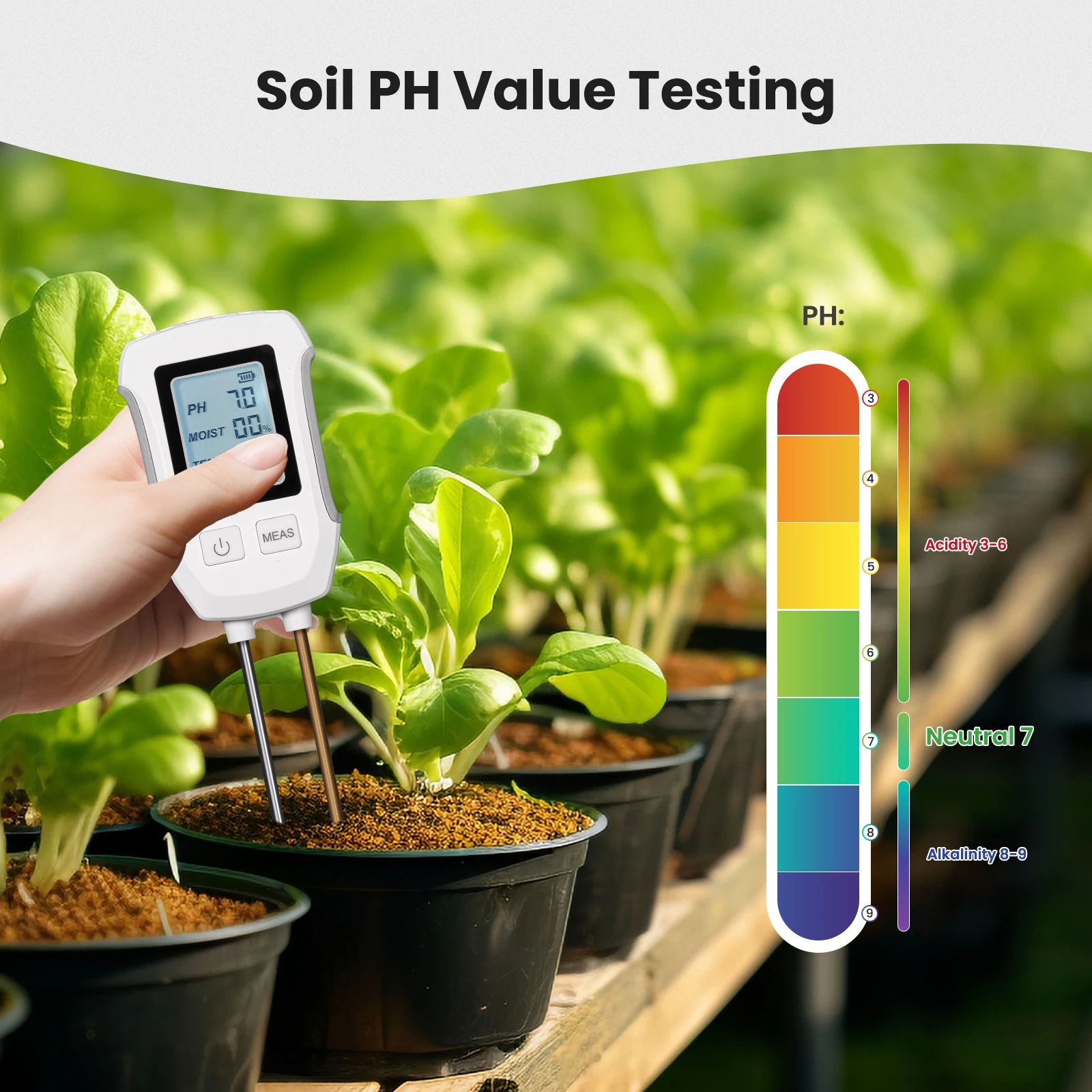 MOES 3 w 1 detektor PH gleby T – Ph Ec Meter Hydroponic recenzja i cena