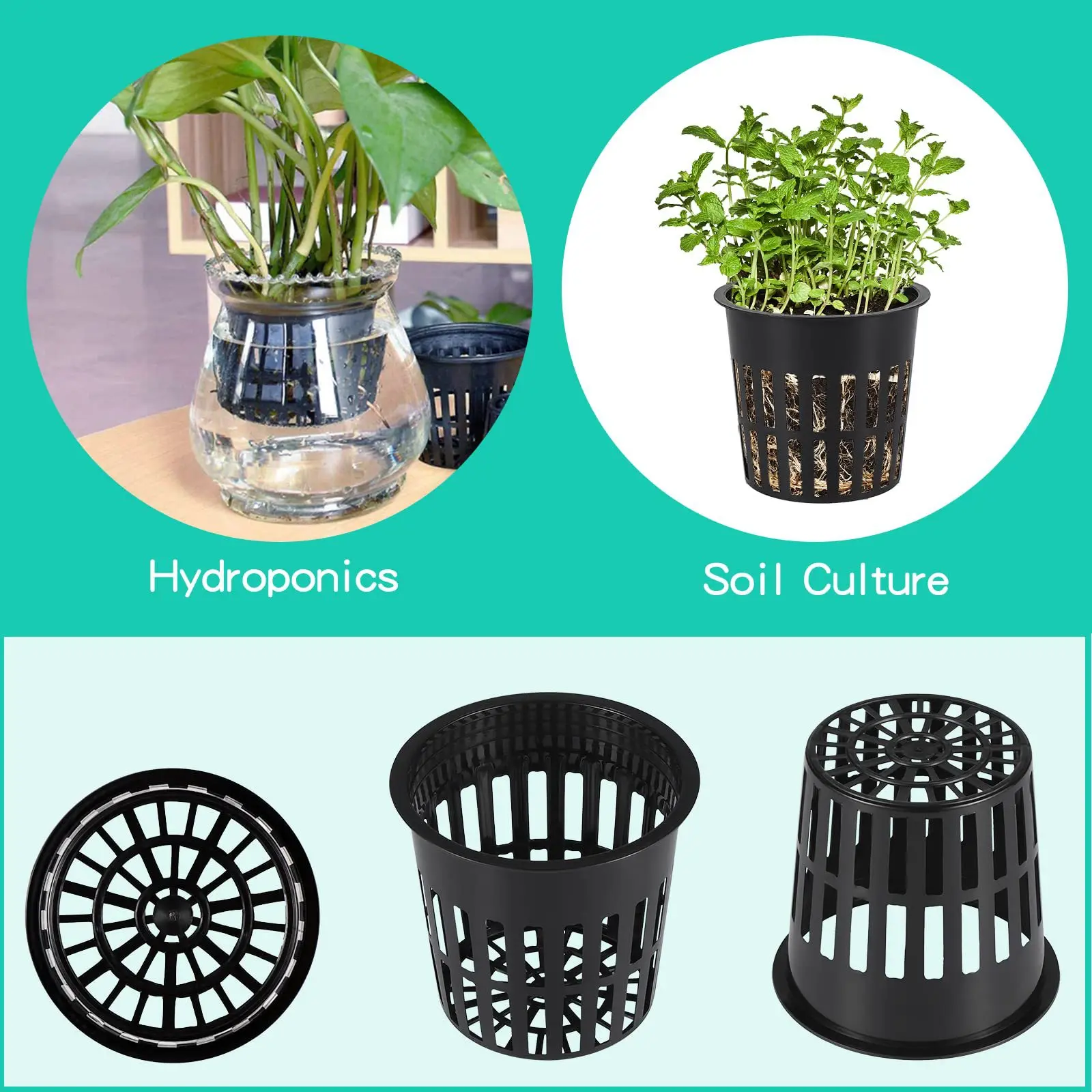 10 SZTUK 3-calowych kubków hyd – Hydroponic Net Pots 3 Inch recenzja i cena