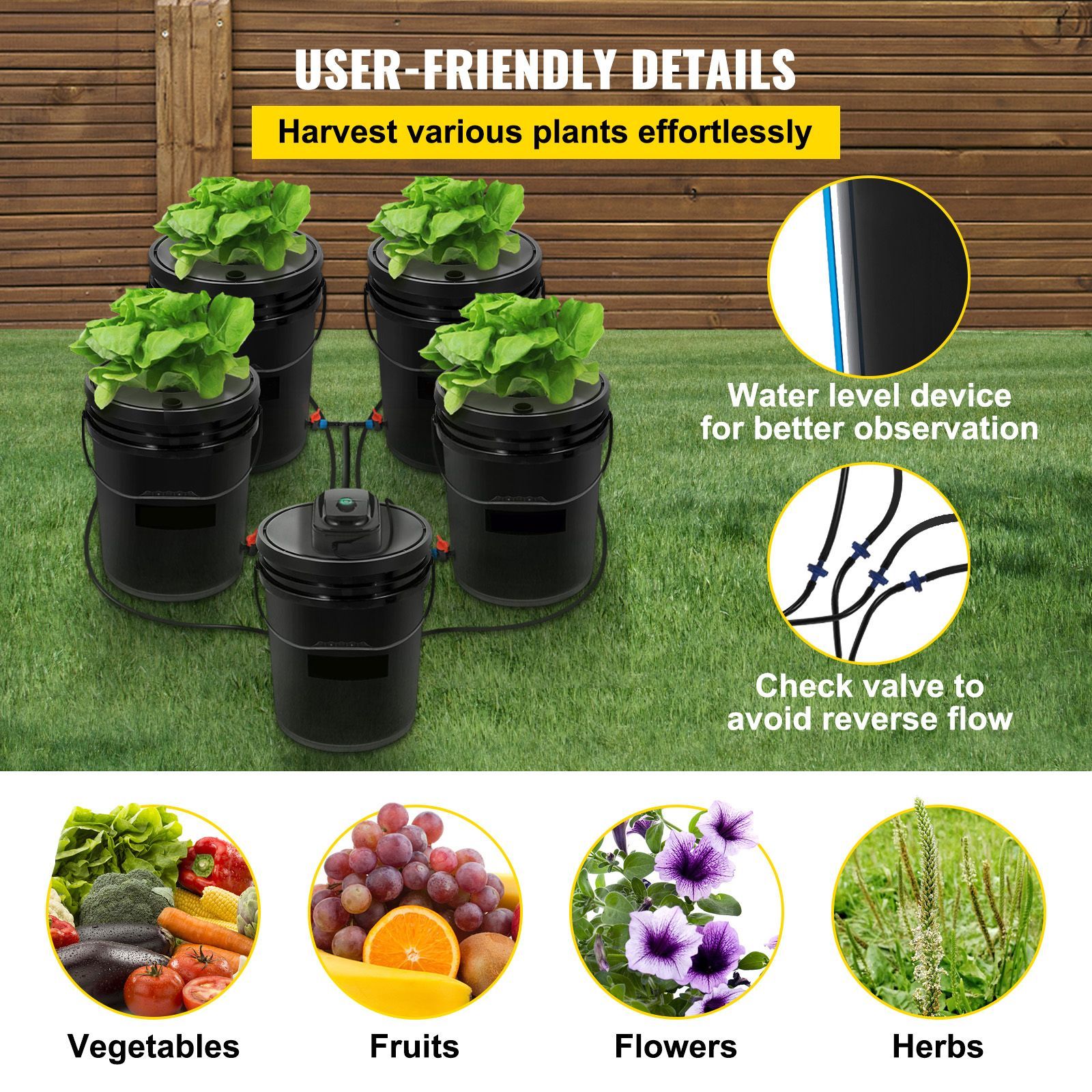 System hydroponiczny DWC, 5 wi – Dwc Bucket System 5 Gallon recenzja i cena