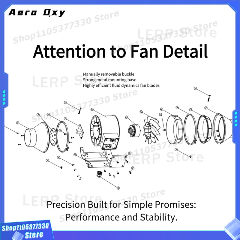 Wentylator kanałowy 200mm 8 ca – Inline Duct Fan 8 Inch recenzja i cena