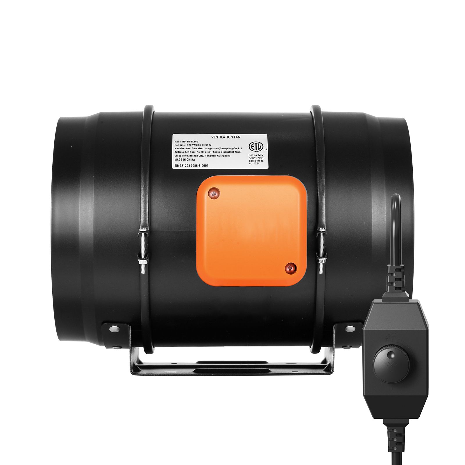 Wentylator kanałowy, 8-calowy, – Inline Duct Fan 8 Inch recenzja i cena