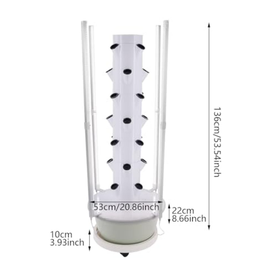 Wieża do hydroponicznego upraw – Hydroponic Tower Garden recenzja i cena
